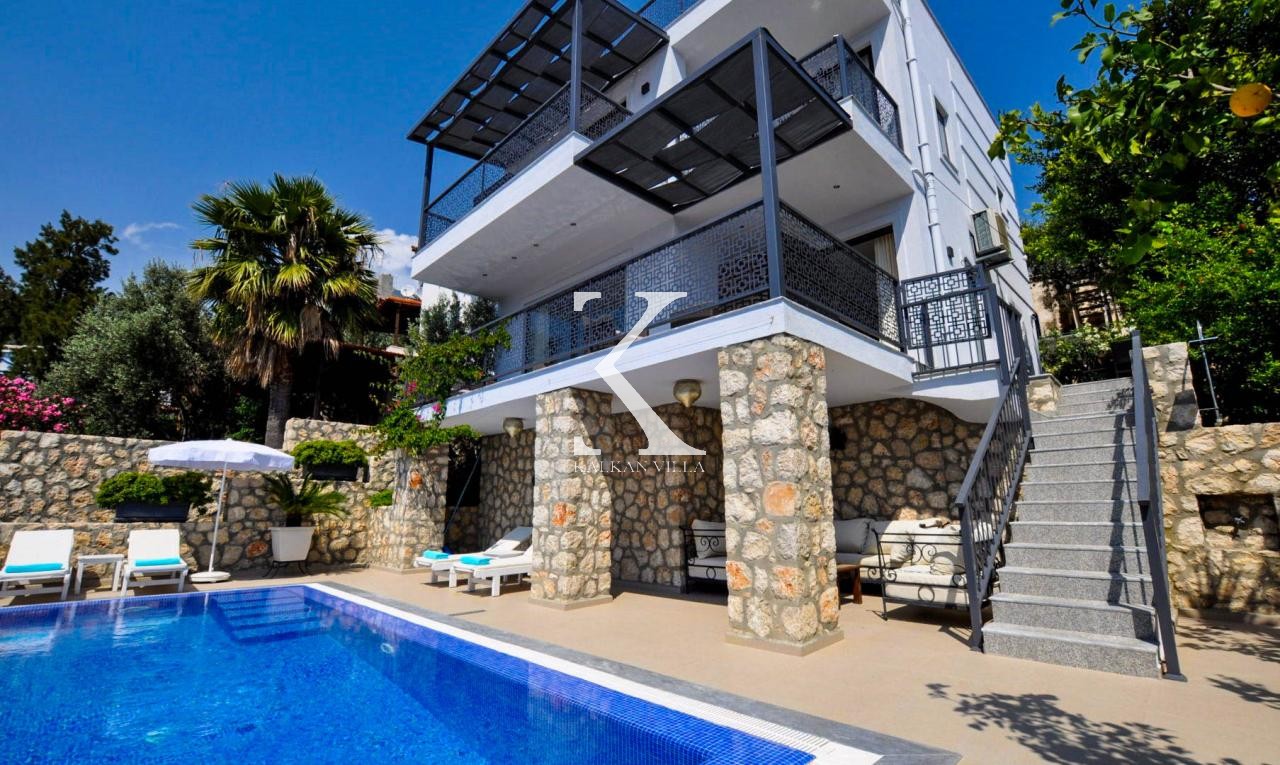 Villa Nar Evi, Kalamar’da 3 Yatak Odalı Villa Kalkan Villa