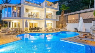 Villa Beyaz Duo | Luxury Sea View Villa in Kalkan Kiziltas