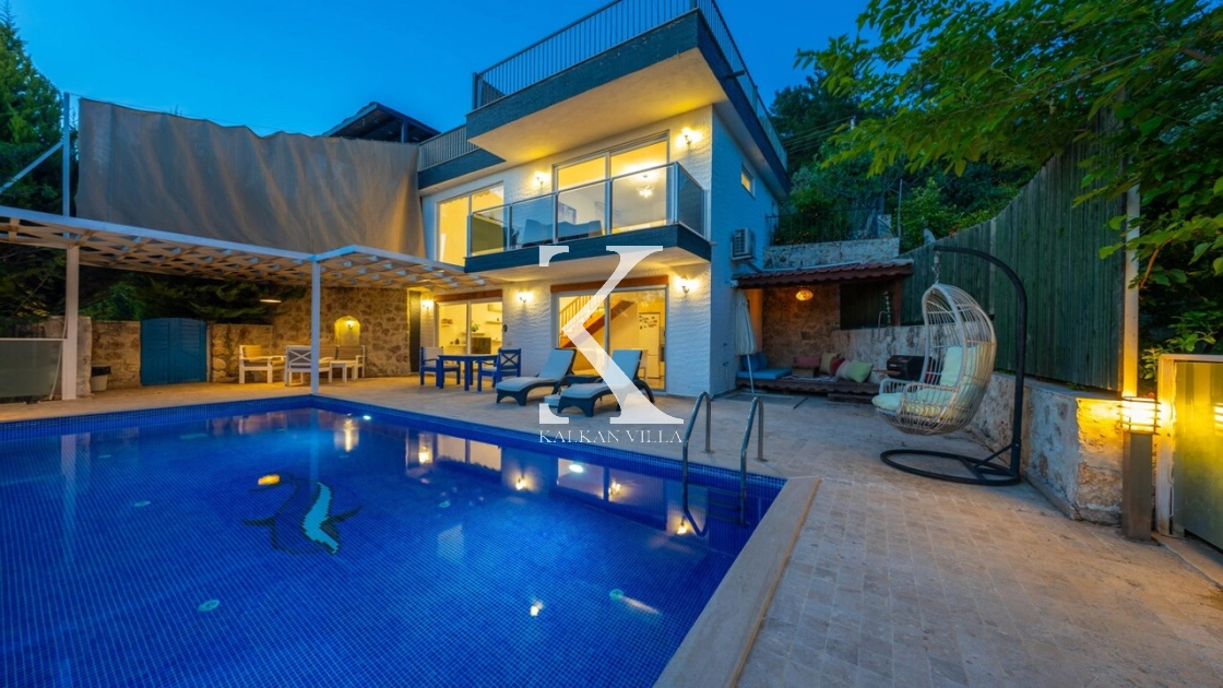 Villa Koybal | Geschützte Flitterwochenvilla in Kalkan İslamlar