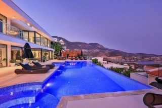 Villa Manila | Luxury Villa with Heated Pool in Kalkan Kalamar Bay