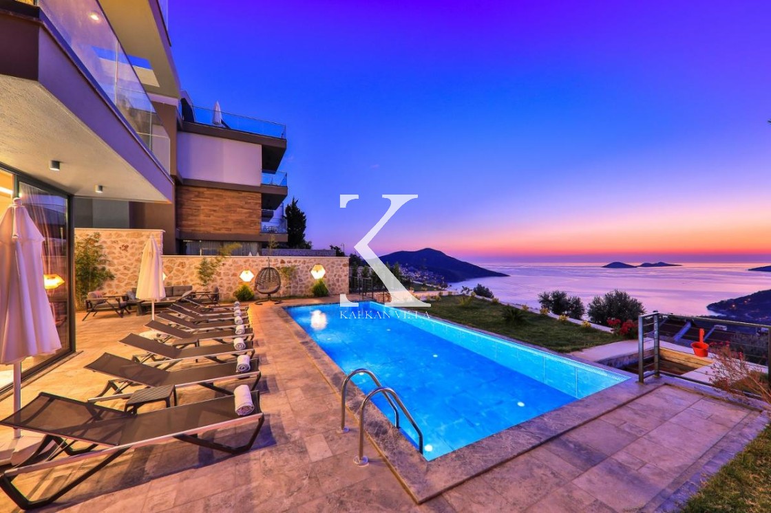 Villa Ayala, Luxury villa for rent with sea view | Kalkan Villa