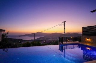 Villa Yusef | Geschützte Villa mit Meerblick in Kalkan Kördere