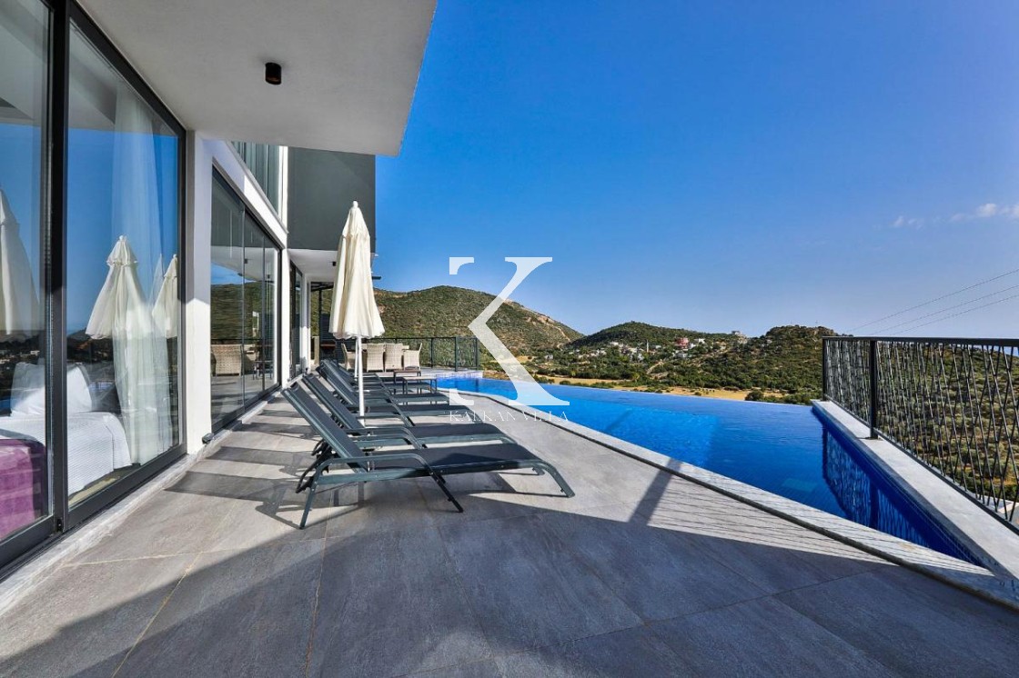 Villa Trio, Villa for Rent with Sea and Nature View | Kalkan Vill