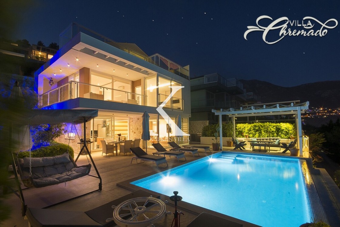 Villa Chremado, Luxury Villa with Sea View | Kalkan Villa