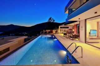 Villa Eos Kalamar | Sea View Villa with Jacuzzi in Kalkan Kalamar
