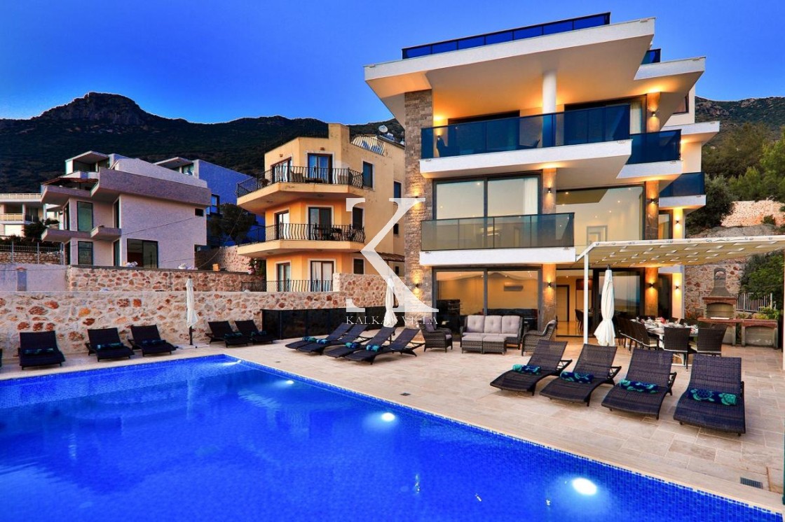 Villa Premium, Deniz Manzaralı Lüks Villa | Kalkan Villa