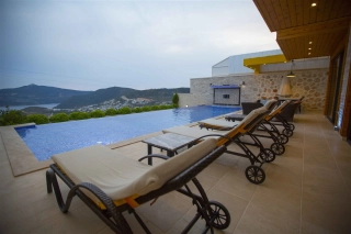 Villa Victoria | Villa mit Meerblick und Whirlpool in Kalkan Kördere
