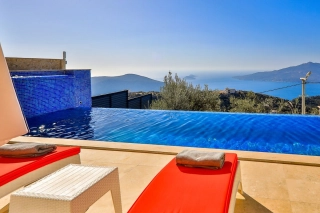 Villa Ruj | Secluded Honeymoon Villa with Indoor Pool in Kalkan