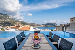 Villa Özgen Uno, Villa mit Meerblick | Kalkan Villa