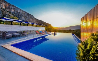 Villa Mert Ulugöl, geschützt, Flitterwochen-Whirlpool | Kalkan-Villa