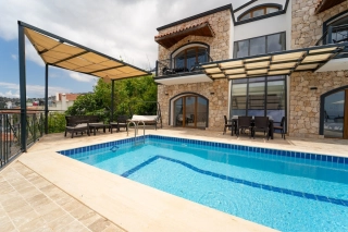 Villa Meltem | Steinvilla mit Meerblick in Kalkan Kızıltaş