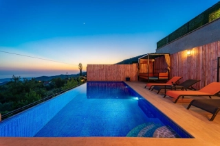 Villa Öykü Islamlar | Sea View Villa with Jacuzzi and Sauna in Kalkan