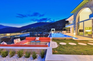 Villa Çalıkuşu | Villa mit Panoramablick auf das Meer in Kalkan