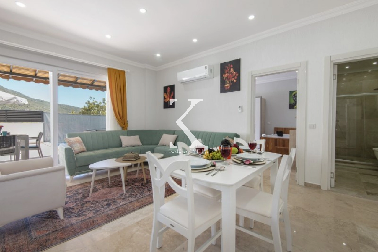 Villa Mini Zeybek, Jakuzi, Balayı, Korunaklı | Kalkan Villa