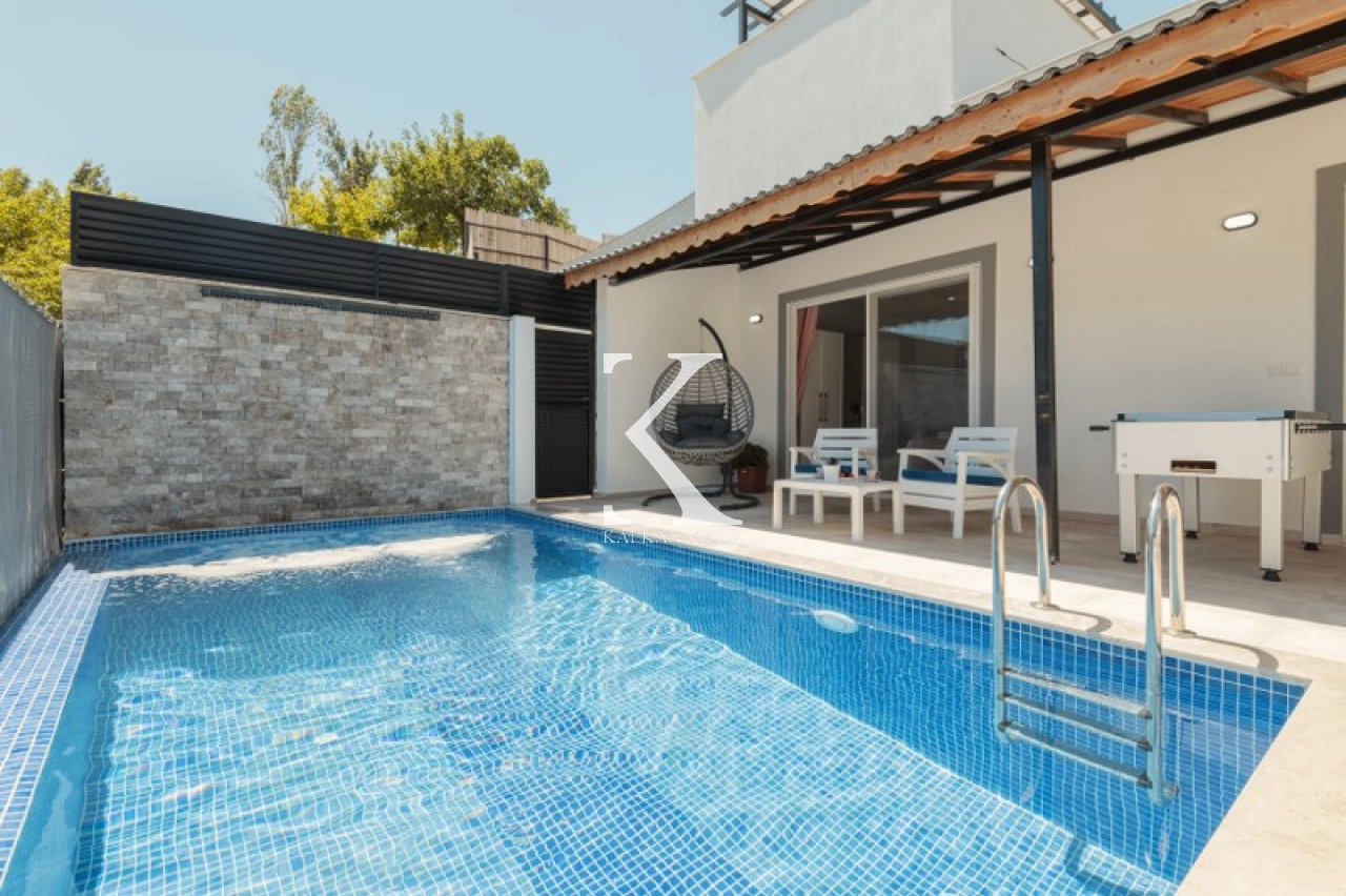 Villa Mini Zeybek, Jakuzi, Balayı, Korunaklı | Kalkan Villa