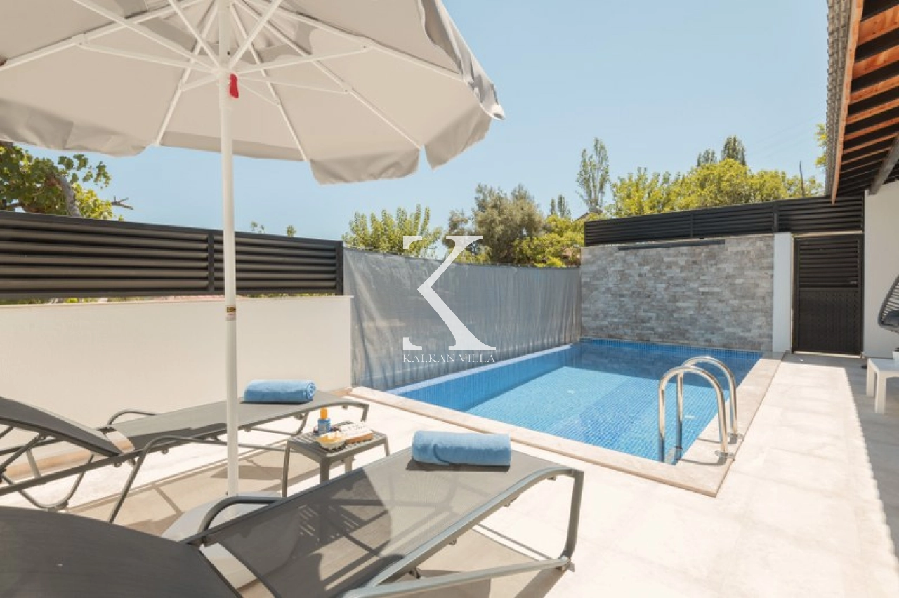 Villa Mini Zeybek, Jakuzi, Balayı, Korunaklı | Kalkan Villa