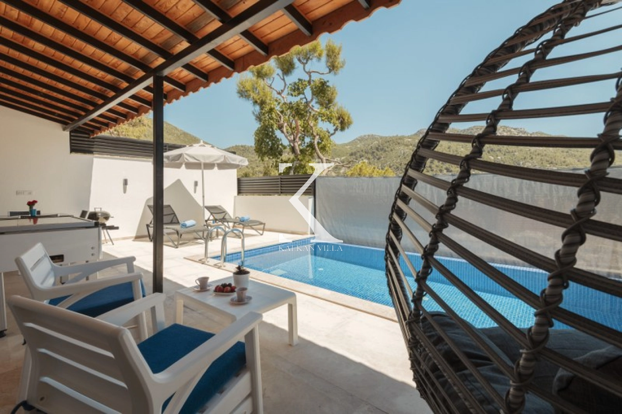 Villa Mini Zeybek, Jakuzi, Balayı, Korunaklı | Kalkan Villa