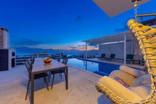 Villa Seçkin , 8 Kişilik, Deniz Manzaralı | Kalkan Villa