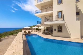 Villa Safarin | Luxusvilla mit Meerblick nahe dem Strand in Kalkan
