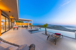 Villa Atılgan Deluxe | Abgeschirmte Villa mit Sauna in Kalkan Üzümlü