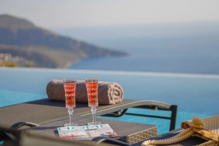 Villa Royal Falcon | Villa mit Panoramablick auf das Meer in Kalkan
