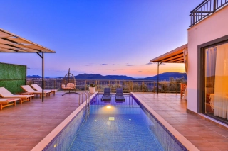 Villa Ases, Blick auf die Natur, 4 Personen | Kalkan-Villa