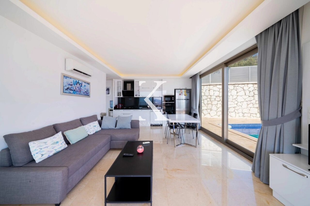 Villa Mini Arden | Kalkan Kızıltaş’ta Deniz Manzaralı Balayı Villası