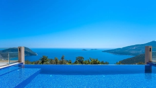 Villa Avon | Kalkan Akbel’de Kapalı Havuzlu Deniz Manzaralı Lüks Villa