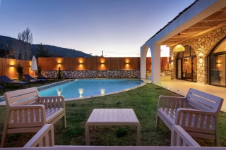 Villa Ark | Sheltered Stone Architecture Honeymoon Villa in Kalkan 