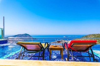 Villa Şato, Muhafazakar Kiralık Lüks Villa | Kalkan Villa