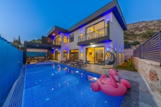 Villa Aslan Yesilkoy | Geschützte Luxusvilla mit Sauna in Kalkan