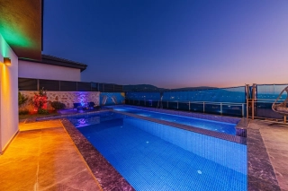 Villa Melida Duo | Conservative Honeymoon Villa with Jacuzzi in Kalkan