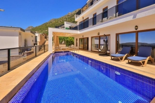 Villa Elisa Kördere, Deniz Manzaralı , 6 Kişilik | Kalkan Villa