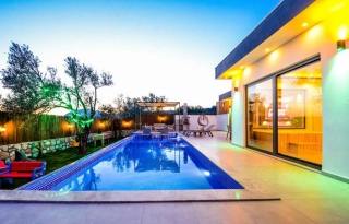 Villa Görkem, Sheltered, Mini Garden, Honeymoon | Kalkan Villa