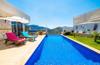 Villa Şahin Ulugöl, geschützt, Flitterwochen, Whirlpool | Kalkan-Villa