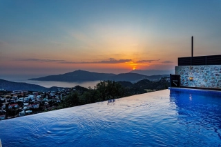 Villa Regal Kördere, Kinderbecken, Meerblick | Villa Kalkan