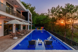 Villa Blue Night | Geschützte Luxusvilla mit Sauna in Kalkan