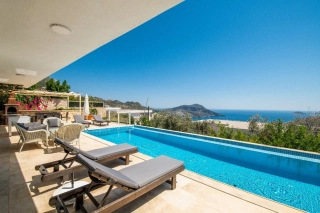 Villa Al Nuzha, Meerblick, Schlafmöglichkeiten für 10 | Kalkan-Villa