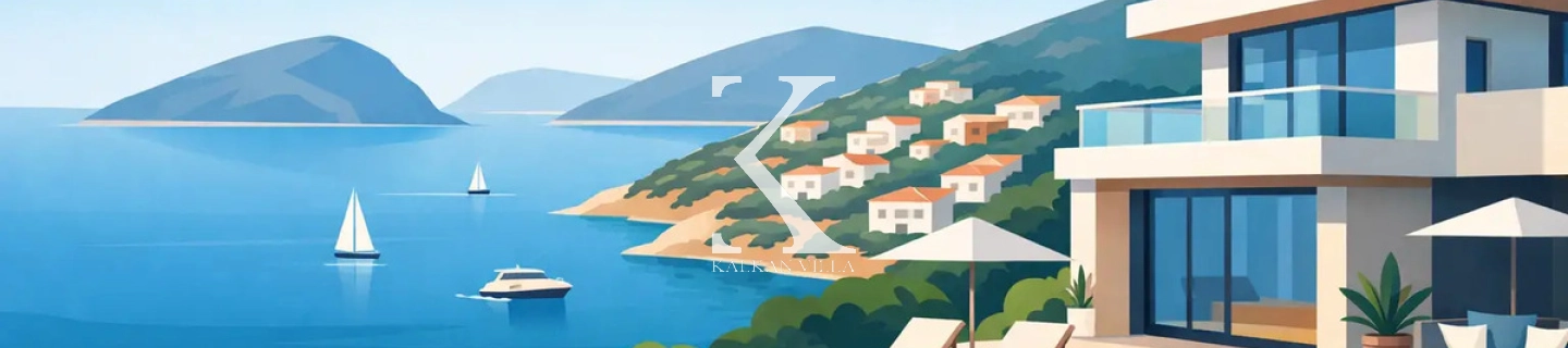 Auswahl einer Villa mit Meerblick in Kalkan