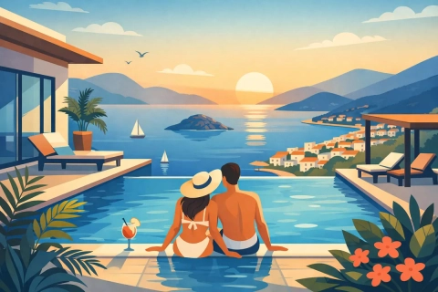 Die besten Flitterwochenvillen in Kalkan 2026