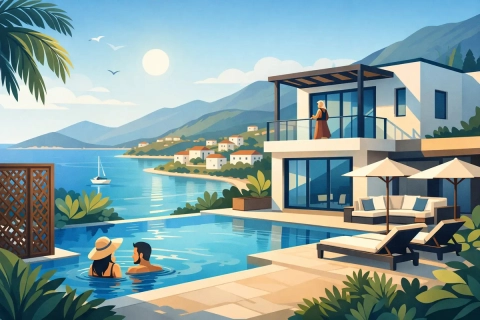 Villenvermietung: Konservativ, luxuriös, Kalkan Villa