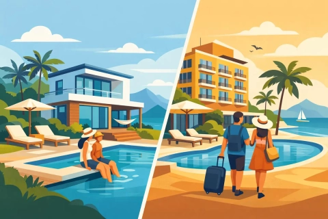 Villenurlaub oder Hotelurlaub?
