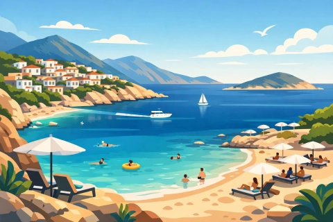Welche Strände in Kalkan sind schön?