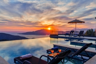 Villa Suebella | Luxury Sea View Villa with Indoor Pool in Kalkan 