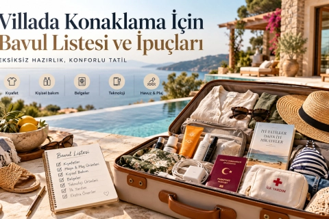 Villada Konaklama İçin Bavul Listesi ve İpuçları