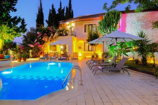 Villa Palazzo Patara, Naturblick für 8 Personen | Kalkan Villa