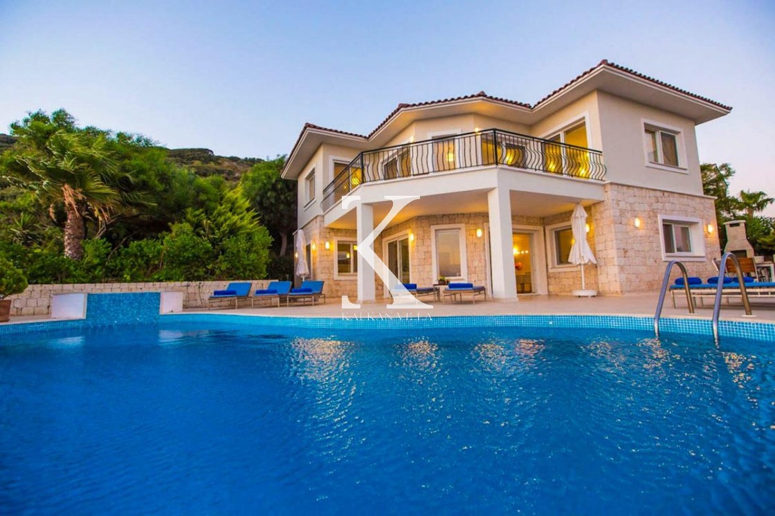 Villa Indigo, Luxury Villa With Shelter For 10 People In Kaş Çuku