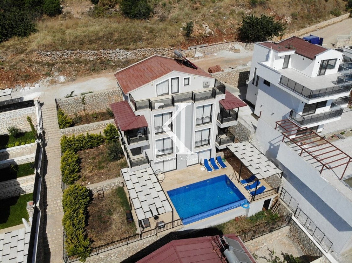 Villa Eva 3, 10 Kişilik Deniz Manzaralı Villa | Kalkan Villa