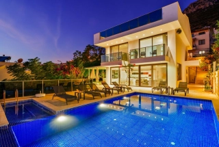 Villa Piat | Luxury Sea View Villa with Large Garden in Kalkan