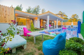 Villa Flamingo, Honeymoon, Sheltered, Jacuzzi | Kalkan Villa